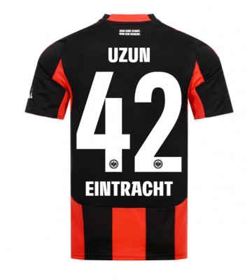 Eintracht Frankfurt Can Uzun #42 Replika Hjemmebanetrøje 2025-26 Kortærmet